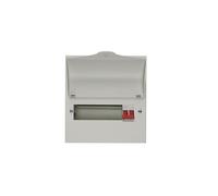 Wylex NM806L Metal Clad 100 Amp Double Pole Isolator Consumer Unit - 8 Way