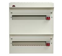 Wylex NMDIIX1919L 38 Way (19+19) Duplex Dual Tariff Consumer Unit + 2x100A Main Switch