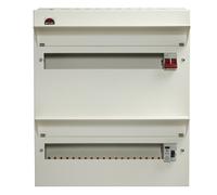 Wylex NMDIS1919L 38 Way (19+19) Split Load Duplex + 100A Main Switch, 80A 30mA Type A RCD