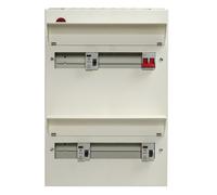 Wylex NMDRS24HIA 24 Way Duplex High Integrity + 100A Main Switch, 3x80A 30mA Type A RCD