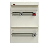 Wylex NMDRS26SSLHIA 26 Way Duplex High Integrity + 100A Main Switch, 2x80A 30mA Type A RCD