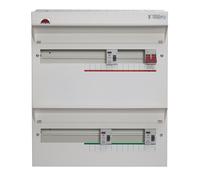 Wylex NMDRS34HIA 34 Way Duplex High Integrity + 100A Main Switch, 3x80A 30mA Type A RCD