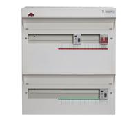 Wylex NMDRS36SSLHIA 36 Way Duplex High Integrity + 100A Main Switch, 2x80A 30mA Type A RCD