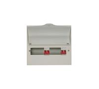 Wylex NMIIX5406L 9 Way (5+4) Dual Tariff Consumer Unit + 2x100A Main Switch