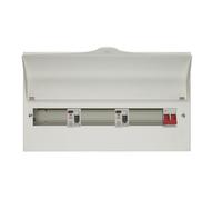 Wylex NMRS15SSLMHIA 15 Way High Integrity + 100A Main Switch, 2x80A 30mA Type A RCD