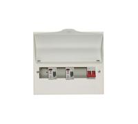 Wylex NMRS7SSLMHIA 7 Way High Integrity + 100A Main Switch, 2x80A 30mA Type A RCD