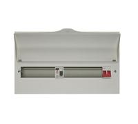 Wylex NMRS8906L 17 Way (8+9) Split Load + 100A Main Switch, 80A 30mA Type A RCD