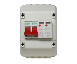 Wylex REC2SPD Enclosed, Insulated, 100A DP Supply Isolator with Type 2 SPD