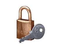 Wylex WPL Brass Padlock & Two Keys