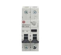 Wylex WRCBX32C2 WRCBX32C2 32A 30mA 2 Module SP+N C Curve 6kA Type A Stand Alone RCBO