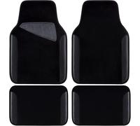 WYLFAFA 4 Piece Car Floor Mats for Mitsubishi Lancer/Lancer Evolution（EVO） 2013-2017, Carpet Floor Liners for Car Non-Slip Heavy Duty Vehicle Mats All Weather Interior Protection,Black