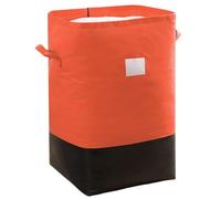 WYLFYJP Jumbo Moving & Storage Bag, Extra Large Heavy Duty Bags With Reinforced Handles & Drawstring Closure, Waterproof Foldable Totes, Reusable Packing For Clothes(Orange,XL-c)