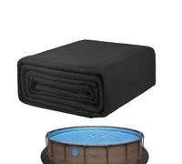 WYLFYJP Round Pool Liner Pad Swimming Pool Ground Mat Above Ground Pool Liner Mats Round Pool Base Ground Sheet Absorb Water & Non-Slip Foldable Ground Protector Pad For Pool Accessories(Size:3.6M)