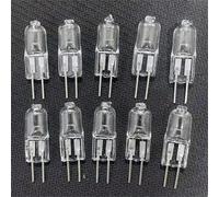 WYLIELAMSH 10PCS 6V G4 Halogen Light Bulbs 2 Pin Tungsten Halogen Lamp G4 6V 10W