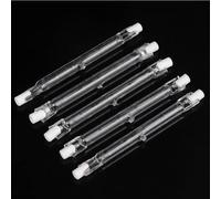 WYLIELAMSH 5 Pack R7S 78MM 100w 150w 118mm 300W 230V 400W,R7S Halogen Linear Light Bulb, 189MM 1000W Dimmable Halogen Lamp for Construction Work Landscape Lighting 118MM-150W