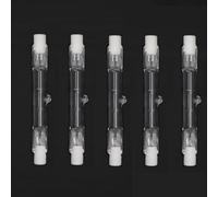 WYLIELAMSH 5 Pack R7S 78MM 100w 150w 118mm 300W 230V 400W,R7S Halogen Linear Light Bulb, 189MM 1000W Dimmable Halogen Lamp for Construction Work Landscape Lighting 78MM-100W