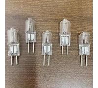 WYLIELAMSH 5pcs Capsule Lamps 12V G5.3 Halogen Light Bulbs GU5.3 Bi-Pin Base 12V-35W