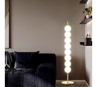 Wylolik Creative LED Floor Lamp 3000-6500K Standing Lamps Modern Minimalist Vertical Lamp Polished Metal Tall Lamps Atmosphere Standing LED Floor Lamps Eye-Caring LED Floor Pole Light for Living Room