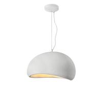 Wylolik Wabi-sabi Pendant Light White Resinous Chandelier Modern Japanese Suspension Lighting Elegant Indoor Lighting 59in Adjustable Home Decor For Dining Room Kitchen Island Balcony Restaurant