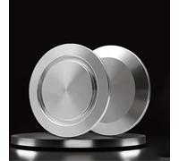 WYLWLS 2PS KF40 Blank,Vacuum Fittings,Vacuum Flange Plate,KF 40 Tri Clamp Blank Stud or Blind Cap,End Caps Blind Tri Caps Clamp for Dairy Products Food Wine Beverage Cosmetics Engineering (KF-40)