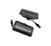WYLWSHA Car Indicator For VW For Golf 2 3 For Jetta A2 For A3 Passat B3 For Vento For A3 For Seat Ibiza MK2 2PCS LED Dynamic Side Marker Light Turn Signal Blinker Lamp Turn Signal Lamp(Crystal White)