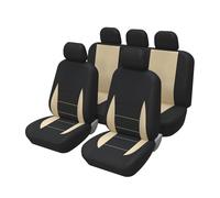 WYLWSHA Car Seat Covers For GREAT For WALL For M1 For M2 For M4 For Hover For H3 For X200 For Hover For H6 For Coupe For Fabric seat covers(E-beige)