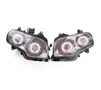 WYLWSHA For Gold Wing For GL1800 2001-2010 Motorcycle Headlight With Angel Eyes Halo Assembly Motorbike Front Headlamp