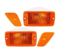 WYLWSHA For Jeep For Wrangler For TJ 1997-2006 Front Bumper Light And Front Turn Signal Light 55157033AA Side Mirror Turn Signal Light(Yellow 4 pc)