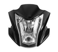 WYLWSHA For Kawasaki For ER6N 2012 2013 2014 2015 Motorcycle Front Headlight Fairing Light Lamp Cowling Motorbike Front Headlamp(Black)