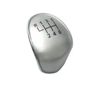 WYLWSHA Gear Stick Shift Knob for Focus for Transit for Connect for Kuga for C-max FL for B-max for S-max Car Gear Shift Knob Cap Cover 5/6Speed(6 Speed Silver)