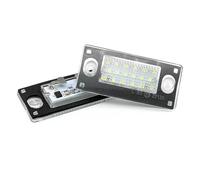 WYLWSHA Licence Number Plate Lamps For A3 For S3 For 8L For LCI For A4 For S4 For Avant For B5 Number Plate Lamp 2Pcs White LED License Light