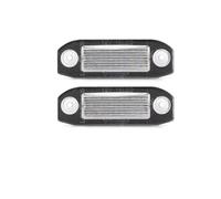 WYLWSHA Licence Number Plate Lamps For Volvo For C30 For C70 For S40 For S60 For S80 For V50 For V60 White License Plate Light Assembly 12V LED Number Plate Lamp