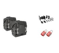 WYLWSHA Moto Pannier Bag Motorcycle Side Quick Release Rainproof 35L Anti-Theft with Lock Hole for BMW for R1300GS for R1250GS for R1200GS(2 Bag-See Picture)