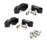 WYLWSHA Motorcycle Handlebar Riser For Triumph For Street For Triple 675 765 2016-2021 28mm 1 1/8" Handlebar Riser Back Moved Up Mount Riser Handlebar Clamps(Black)