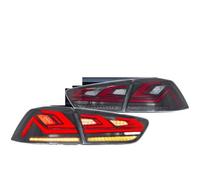 WYLWSHA Parts Rear Tail Light 2PCs Car Tail Light Assembly For Lancer For EVO-X 2008-18 Dynamic LED Brake Signal Led Tuning Parts(A Smoked Mirror)