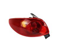 WYLWSHA Rear Tail Light Assembly For Peugeot 206 2004 2005 2006 2007 2008 Car Rear Bumper Tail Light Brake Stop Lamp Tail Lamp With No Bulbs Taillights Taillamp(Left)