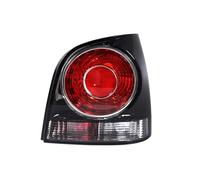 WYLWSHA Rear Tail Light Assembly For VW For POLO 2006 2007 2008 2009 2010 Rear Tail Light Lamp Housing Without Bulbs Warning Bumper Light Auto Accessories(Black Right)