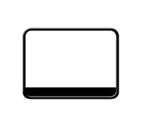 WYLWSHA Screen Protector For Tesla For Model 3 For Y Central Control Screen Display Protector Frame Navigation Silicone Protection Case GPS Screen Protector Navigation Film(Black)