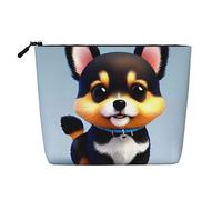 WYLXIN Card Love Fancy Puppy Fake Hemp Makeup Bag. Environmentally Friendly And Durable, Simple Design, Easy To Store Your Beauty Essentials.