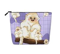 WYLXIN Cute Golden Monkey Fake Hemp Makeup Bag. Environmentally Friendly And Durable, Simple Design, Easy To Store Your Beauty Essentials., Black, One Size