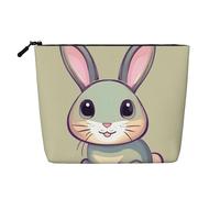 WYLXIN Cute Little Bunny Fake Hemp Makeup Bag. Environmentally Friendly And Durable, Simple Design, Easy To Store Your Beauty Essentials., Black, One Size