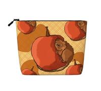 WYLXIN Cute Little Hamster Fake Hemp Makeup Bag. Environmentally Friendly And Durable, Simple Design, Easy To Store Your Beauty Essentials., Black, One Size