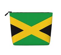 WYLXIN Jamaica Flag Fake Hemp Makeup Bag. Environmentally Friendly And Durable, Simple Design, Easy To Store Your Beauty Essentials., Black, One Size