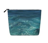 WYLXIN The Deep Ocean Fake Hemp Makeup Bag. Environmentally Friendly And Durable, Simple Design, Easy To Store Your Beauty Essentials., Black, One Size