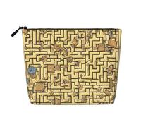 WYLXIN Treasure Maze Fake Hemp Makeup Bag. Environmentally Friendly And Durable, Simple Design, Easy To Store Your Beauty Essentials.