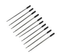 WYLZLKX 10PCS Metal Ballpoint Pen Refills Blue Black Ink Refills 115mm Replacement 1mm Tip