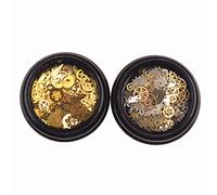 WYLZLKX 2 Box Mixed Steampunk Cogs Gear Charm Resin Fill Accessories Craft Charm for Resin Casting Jewelry Resin Making jects