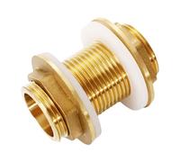 WYLZLKX 3/4inch Brass Pipe Fitting Connectors for Water Tanks Male Full Thread Fitting Water Tanks Jointer Connectors Replacemen.50mm