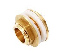 WYLZLKX 3/4inch Brass Pipe Fitting Connectors for Water Tanks Male Full Thread Fitting Water Tanks Jointer Connectors Replacemen.30mm