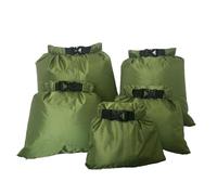WYLZLKX 5Pcs Waterproof Dry Bag Outdoor Beach Buckled Storage Sacks Dry Bag for Campings, Kayaking, Backpacking.Green 1.About 30x24cm/11.81x9.45inch